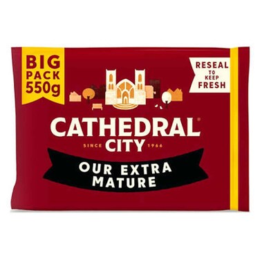 Cathedral City Extra Mature Cheddar Cheese 550 Gram
