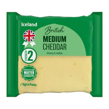 Iceland Medium Cheddar Cheese 250 Gram