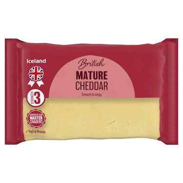 Iceland Mature White Cheddar Cheese 250 Gram
