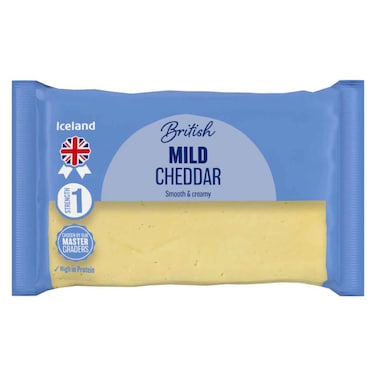 Iceland Mild Coloured Cheddar Cheese 400 Gram