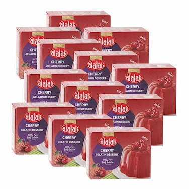Alali Gelatin Assorted 12 x 80 gr