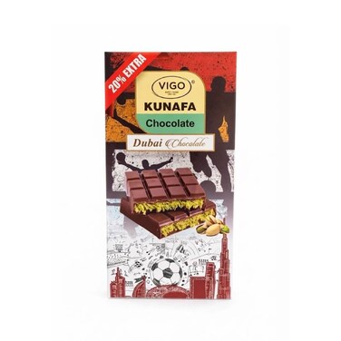 Vigo Kunafa Chocolate Bar 50 Gram