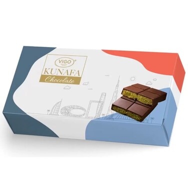 Vigo Kunafa Chocolate Bar 90 Gram