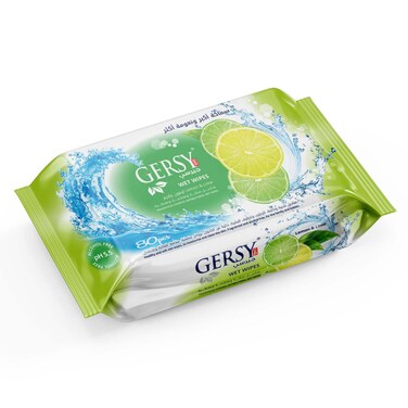 Gersy Wet Wipes Lemon 15 pieces
