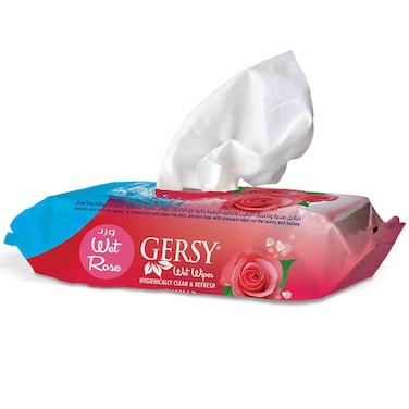 Gersy Wet Wipes Rose 80 pieces