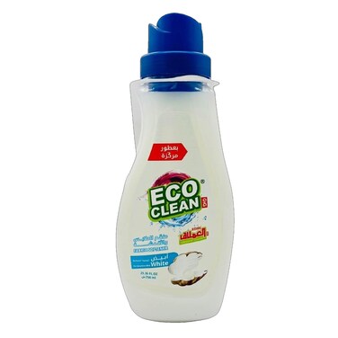 Eco Clean Fabric Softener White Sensitive 750Ml