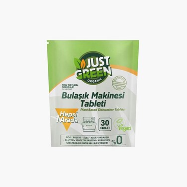 Just Green Dishwasher Tablets 30S