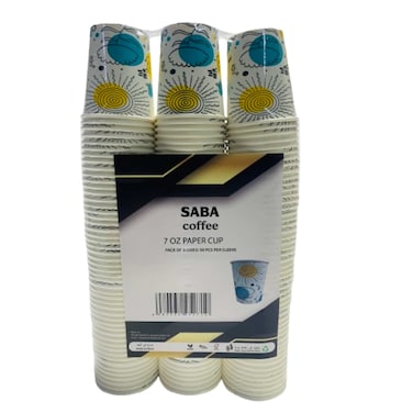 Saba Paper Cup 7 oz 150 Pieces