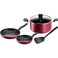Tefal Super Cook Red 5 Pieces