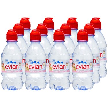 Evian Nat Mineral Kids Water 330ml x 12Pieces