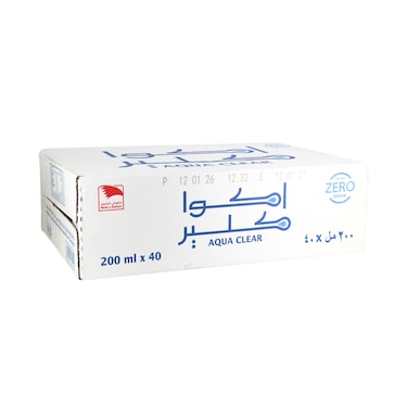 Aqua Clear Bottled Water 200Mlx40