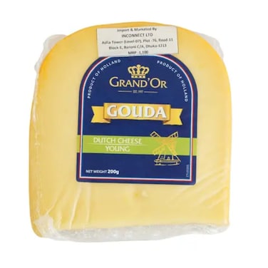 Grand'Or Gouda Cheese 48% Wedge 200Gr