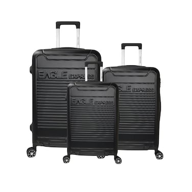 Eagle Express Trolley&nbsp; 3 Pieces Black