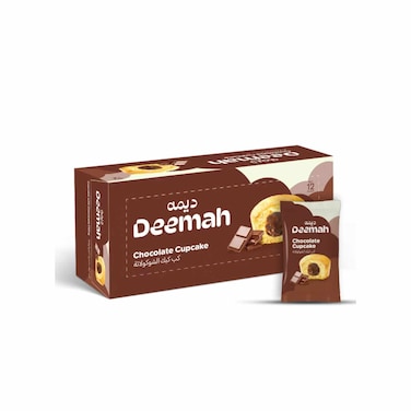 Deemah Cup Cake Choco Cream Promo 12 x 27 gr