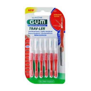 Sunstar Gum Interdntl Brush 1314 6Pieces