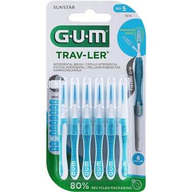 Sunstar Gum Interdntl Brush 1316 6 Pieces