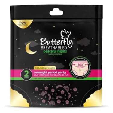 Butterfly Period Pants Extra Large 2 Pieces