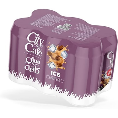 City Cafe Ice Coffee Light Pack 6X240Ml