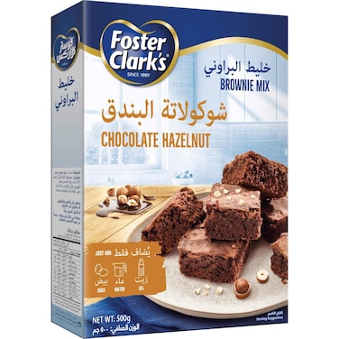 Foster Clark Brownie Hazelnut Chocolate 500gr