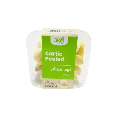 300 غرام من الثوم المقشر