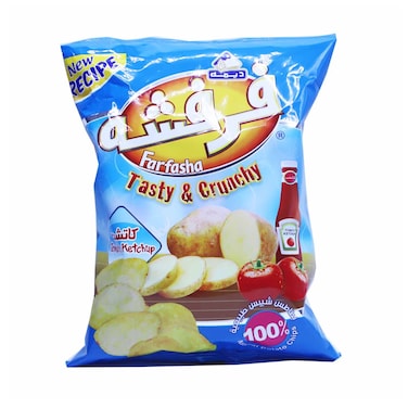 Deemah Farfasha Potato Chips Ketchup 21 Gram