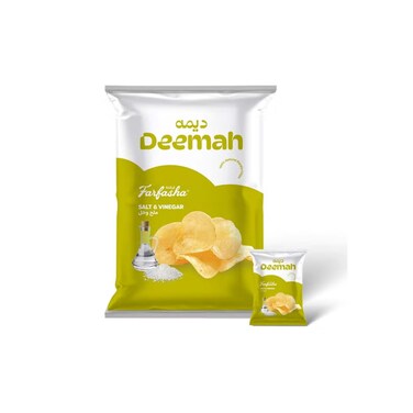 Deemah Farfasha Potato Chips Salt &amp; Vinegar 21gr