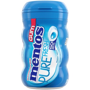 Mentos Pure Fresh Mint Gum 50Pieces