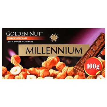 Millennium Dark Chocolate Hazelnut 100g
