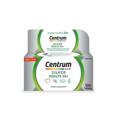Centrum Silver Adults 50+ Tablets 100 Pieces