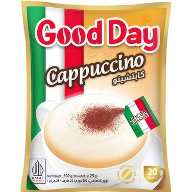 Good Day Cappuccino Italiano 25gr &times; 20 Pieces