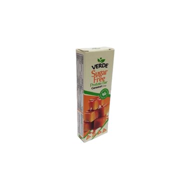 Verde Protein Bar Caramel Sugar Free  50 gr