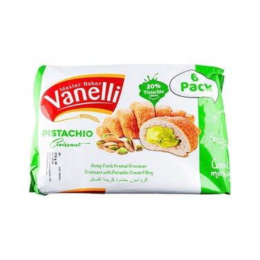 Vanelli Croisant Pstchio Cream 36Gr x 6 Pieces