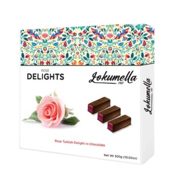 Lokumella Turkish Delight Rose &amp; Lemon 180gr