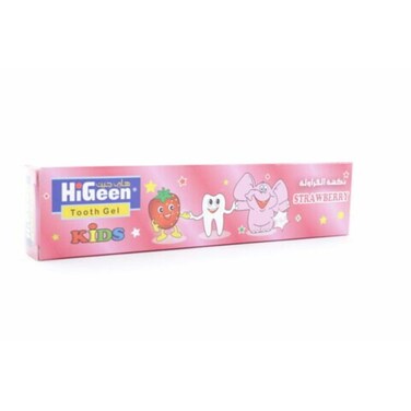 Higeen Kids Strawberry Tooth Paste 60 ml with Toothbrush
