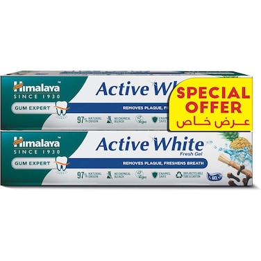 Himalaya Active White Gel 2 x 100 ml