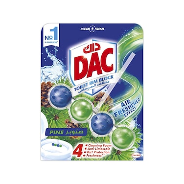 Dac Toilet Rim Power Active Pine Duo Pack 2 x 50 gr