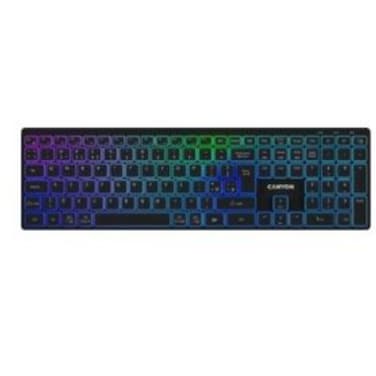 Canyon Keyboard Wireless Hkb W11 Black Slim Design For Office Home Use