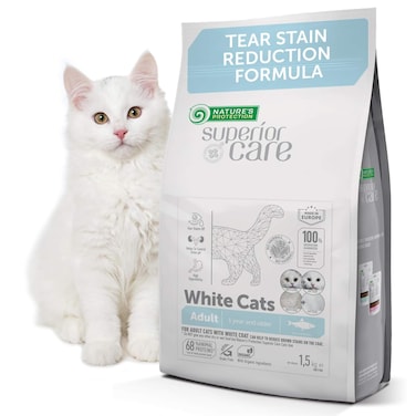 Nature's Protection Dry Cat Food White Coat 400gr