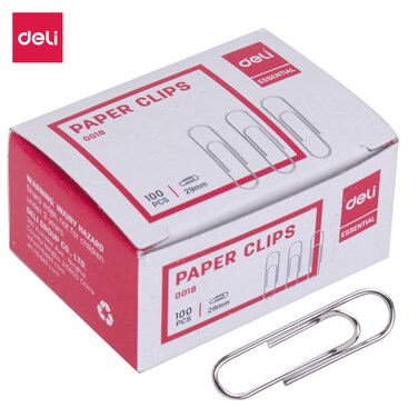 Deli Paper Clips 00018