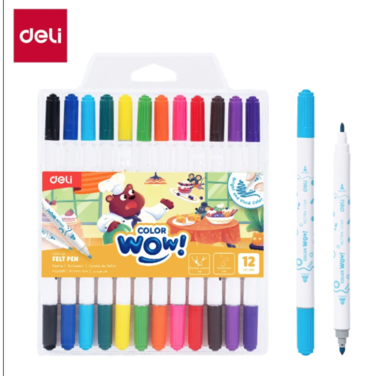 Deli Felt Pen C0166-12