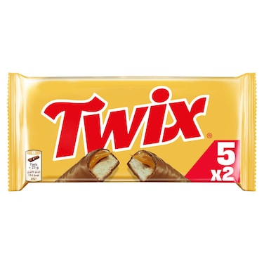 Twix Twin Chocolate Multipack, 5x46 Gram