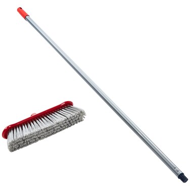 Royalford One Click Floor Broom Grey
