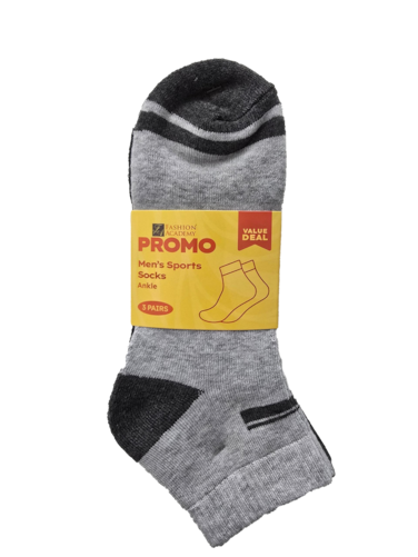 FA MENS SPORTS SOCKS ANKLE 3 PACK