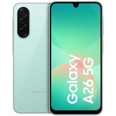Samsung Galaxy A26 5G, 6GB RAM, 128GB Storage, Mint