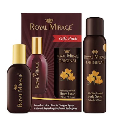 Royal Mirage 120ml Edc + 150ml  Spray  Assorted Gift Pack