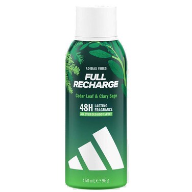 Adidas Vibes Deodorant Full Recharge 150ml