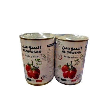 Al Sawsan Peeled Tomatoes 400gr x 2 Pieces
