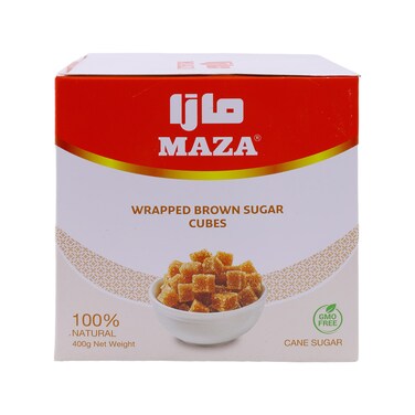 Maza Brown Sugar Cube Wrapped 400Gr