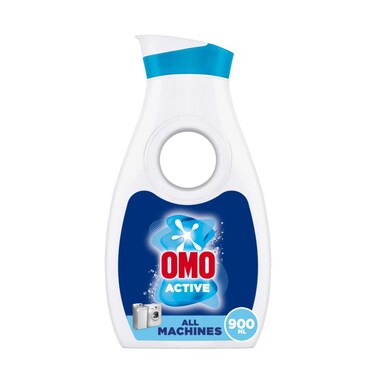 Omo Detergent Liquid Active Blue 900 Ml