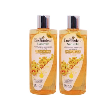 Enchanteur Shower Gel Naturel French Lily 2Pieces x 250ml